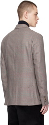 Paul Smith Gray Two-Button Blazer