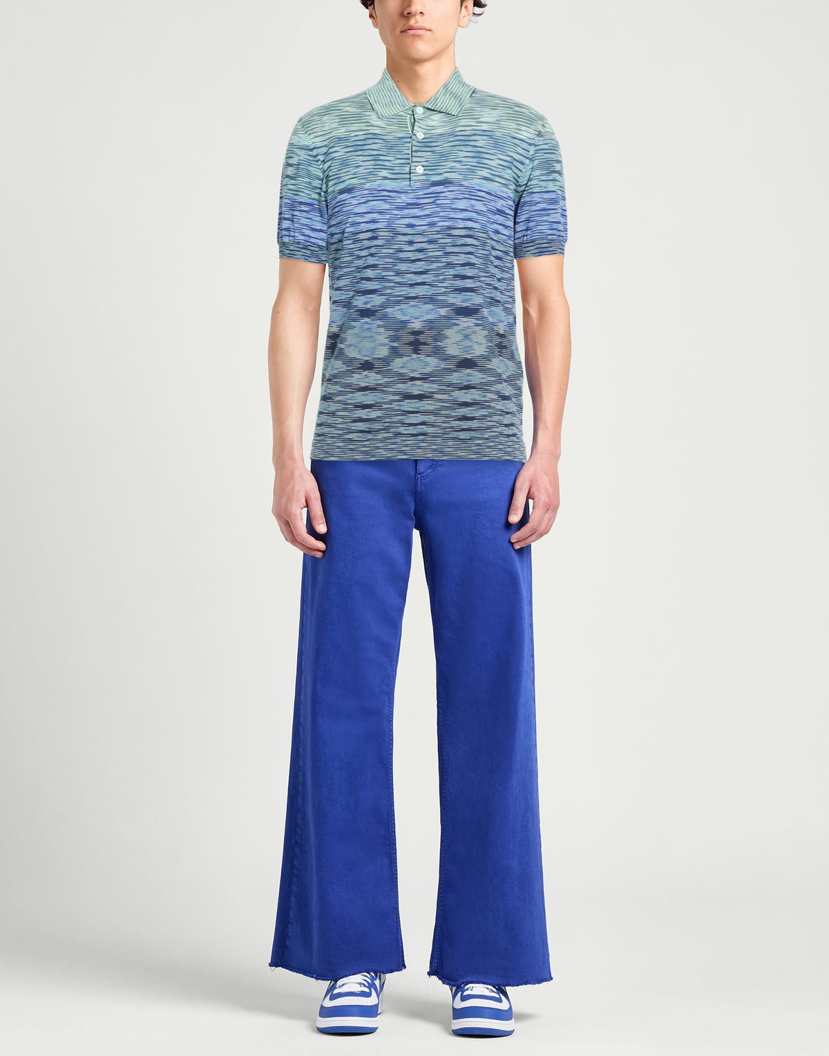 Missoni Mens Polo shirt in Blue