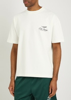 Cole Buxton International Logo-embroidery Cotton T-shirt White