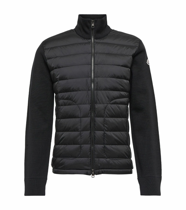 Photo: Moncler - Paneled down-padded jacket