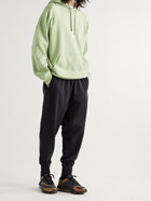 REIGNING CHAMP - Pima Cotton-Jersey Hoodie - Green