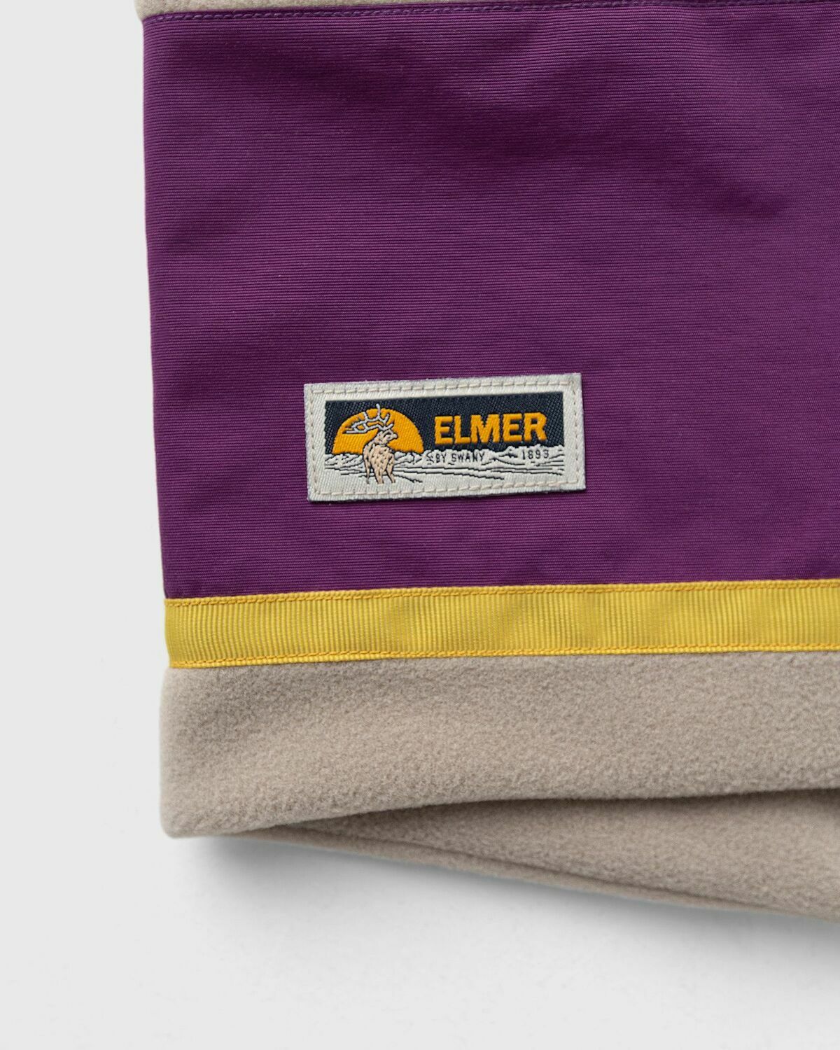 Elmer by Swany Reversible Neck Warmer purple/beige Mens Scarf