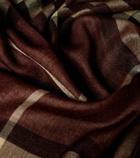 Burberry Burberry Check wool and silk scarf
