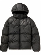 A.P.C. - Marvin Quilted Ripstop Down Hooded Jacket - Black