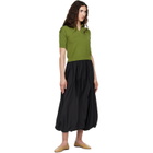 Weekend Max Mara Black Ciurma Midi Skirt