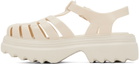 Melissa Beige Possession Platform II Sandals