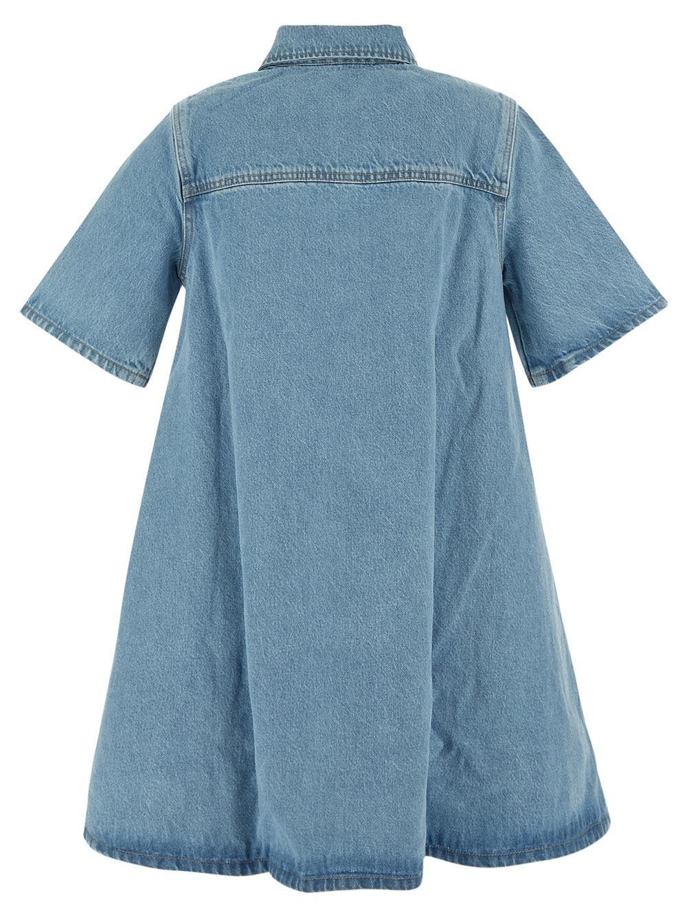 white christmas dresses Ganni Tapestry Denim Mini Dress | Blue/Floral | Size 38 main image 1