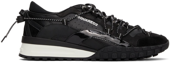 Photo: Dsquared2 Black Legend Low-Top Sneakers