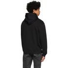 Versace Jeans Couture Black Warranty Print Hoodie