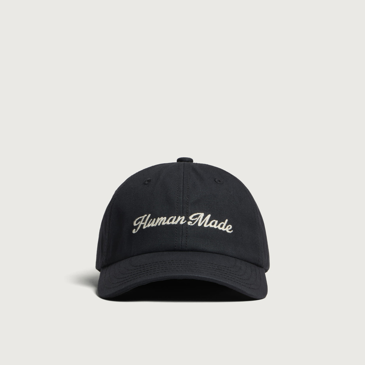 Human Made Men's 6 Panel Canvas Cap in Black
