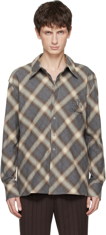 Photo: AVAVAV Gray Button-Up Shirt