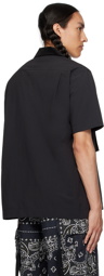 sacai Black Matte Shirt