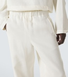 God's True Cashmere Linen sweatpants with amethyst
