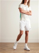 Nike Tennis - Court Advantage Slim-Fit Printed Dri-FIT Tennis T-Shirt - White