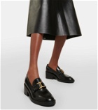 Chloé Marcie leather loafer pumps
