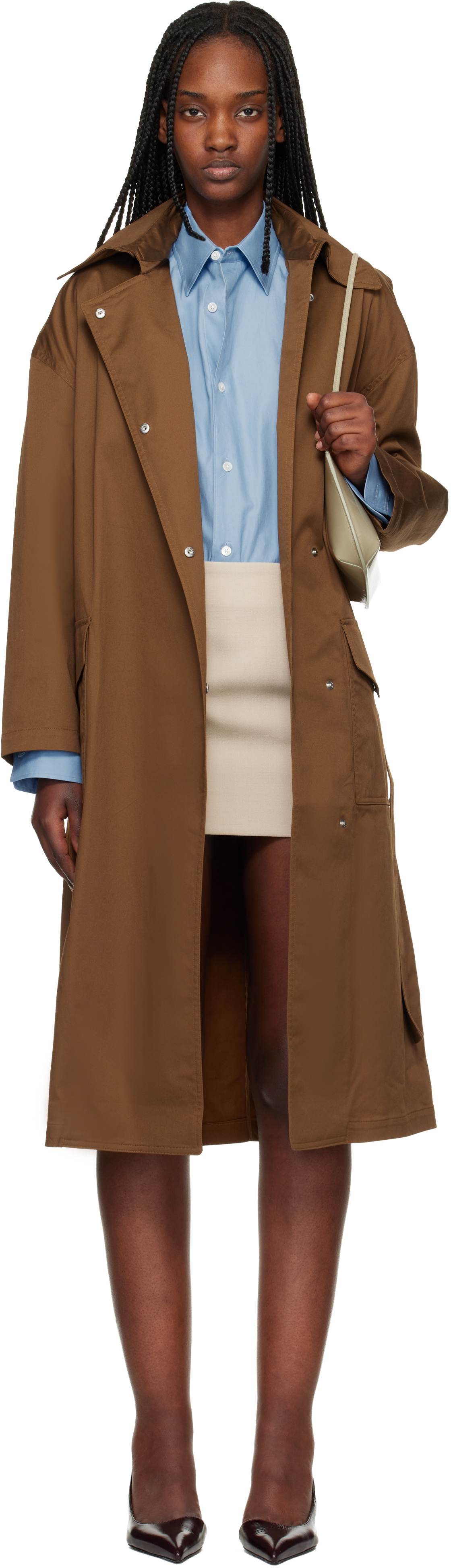 rag & bone Tan Rue Cotton Trench Coat