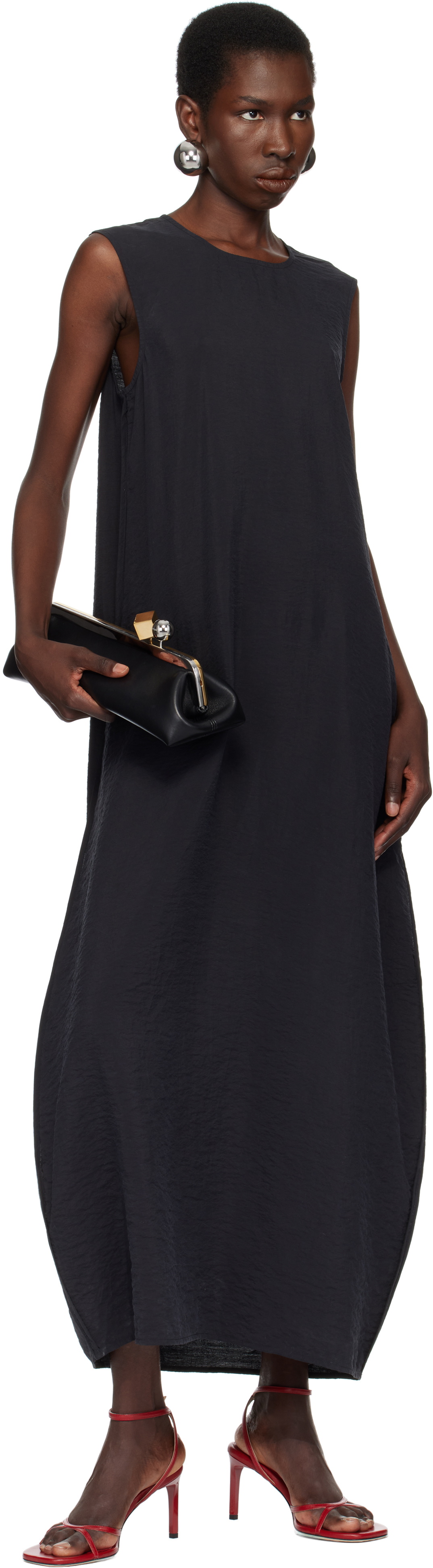 JACQUEMUS Black La Croisière 'The Salon clutch' Bag