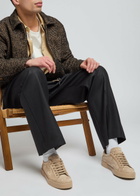 Dolce & Gabbana Logo Suede Sneakers Sand