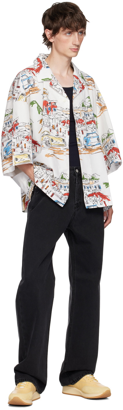 JACQUEMUS White La Casa 'La chemise Casaco' Shirt Jacquemus