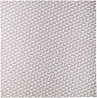 Dusen Dusen Gray & White Scallop Coverlet Bed Set, Full/Queen