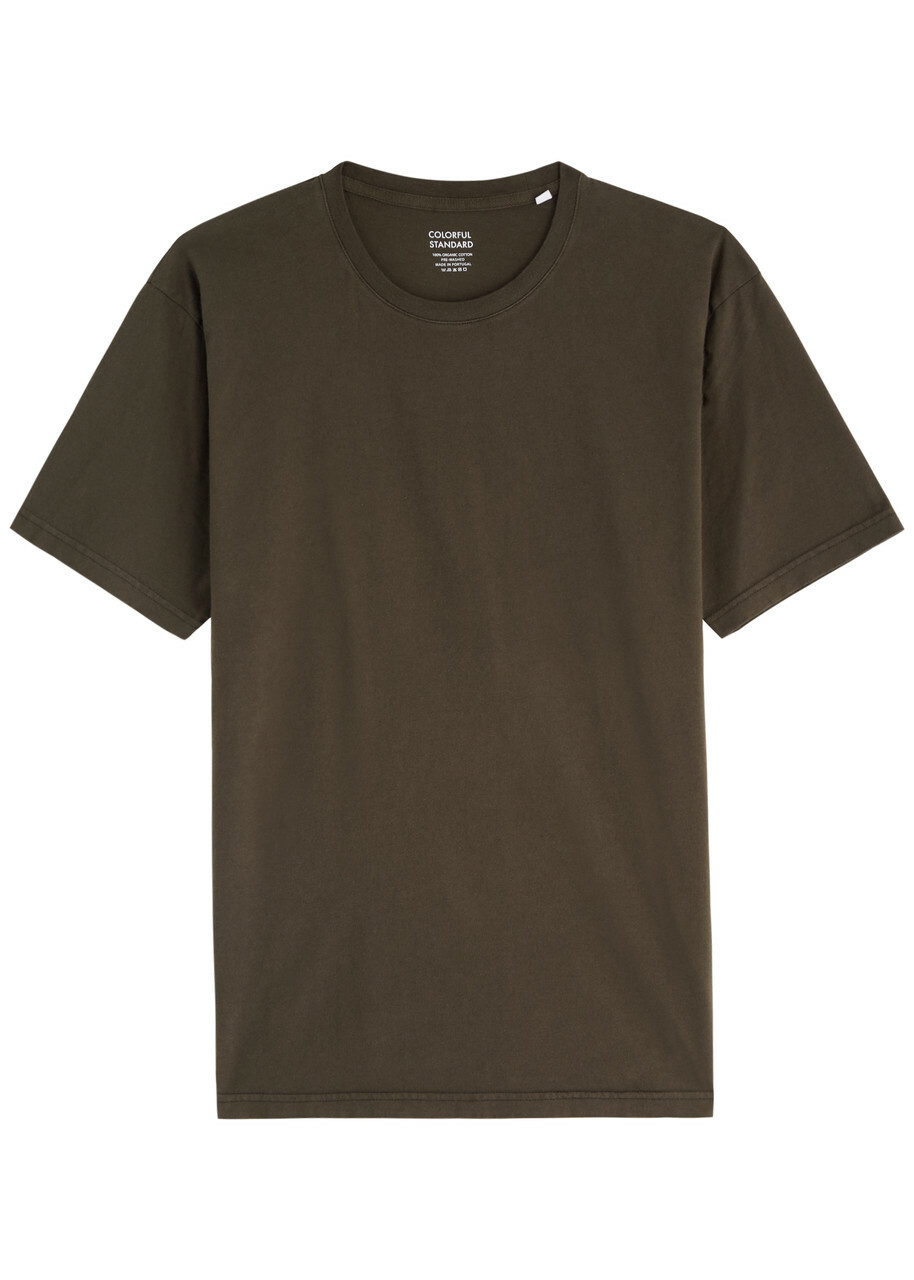 Colorful Standard Cotton T-shirt Brown
