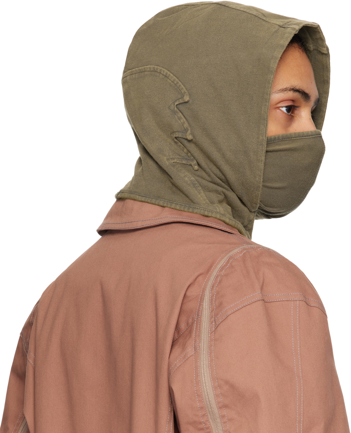 Kiko Kostadinov Khaki Fox Lab Edition Fox Balaclava Kiko