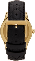 Gucci Black & Gold G-Timeless GG Watch