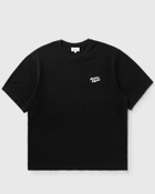 Maison Kitsune HANDWRITING OVERSIZE TEE Black Mens Shortsleefe
