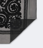 The Row Mitaf floral velvet devoré scarf