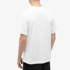 Dime Men's Block Font T-Shirt in White