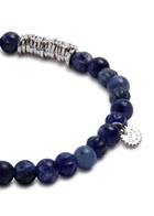 Tateossian Sodalite Beaded Bracelet Blue