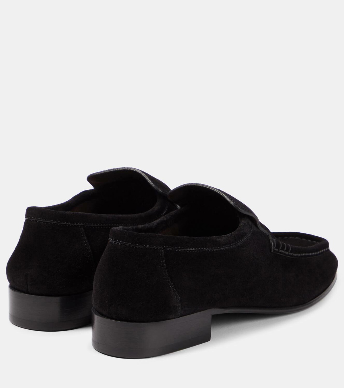 The Row New Soft suede loafers