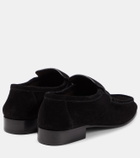 The Row New Soft suede loafers