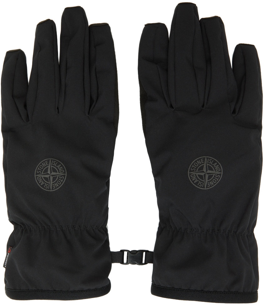 Photo: Stone Island Black Comfort Tech Gloves
