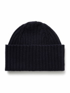 Drake's - Ribbed Wool Beanie