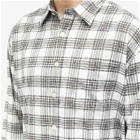 NN07 Men's Deon Check Shirt in Cream Check