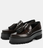 Victoria Beckham Leather platform loafers