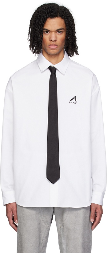 Photo: 1017 ALYX 9SM White Oversized Logo Shirt