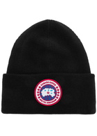 Canada Goose Arctic Toque Wool Beanie - Black - One Size