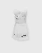 Nike Everyday Plus Cushioned Training Crew Socks (3 Pairs) White Socks