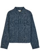 Honor The Gift Jacquard Woven Overshirt Indigo