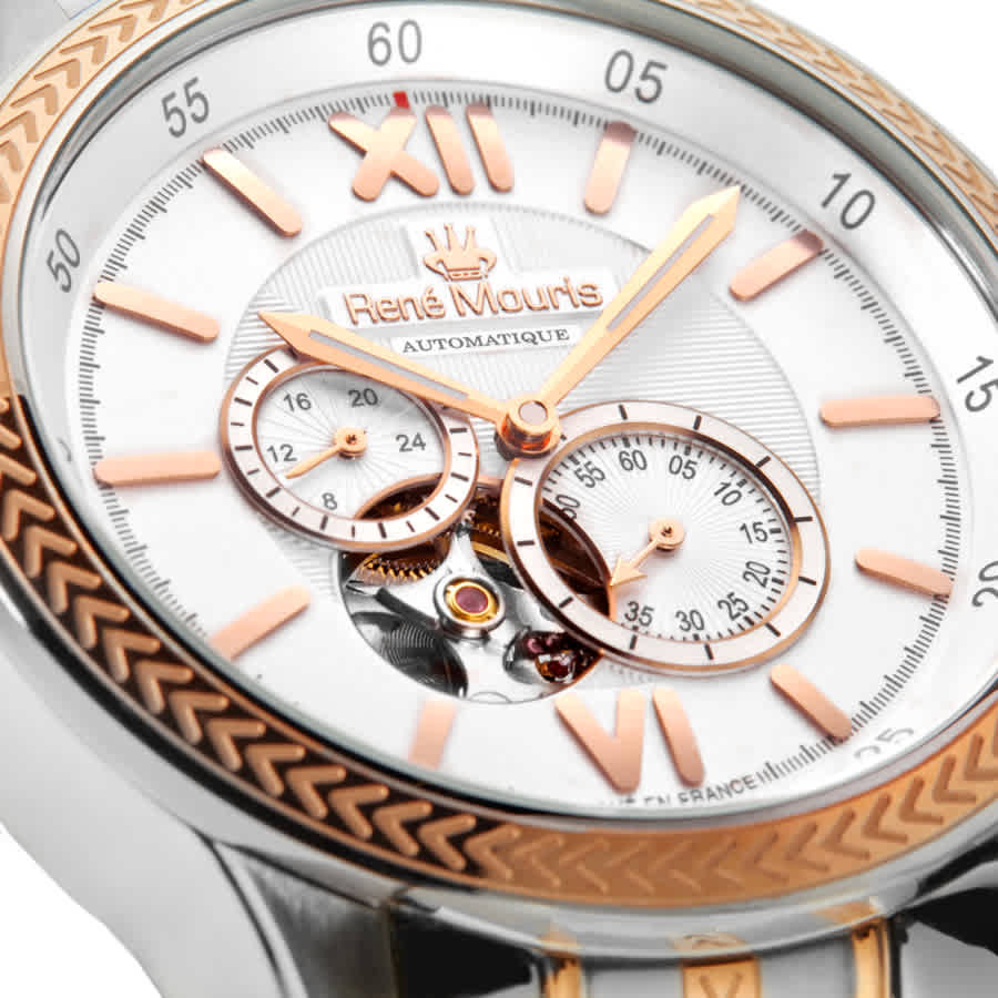 Rene Mouris Corona White Dial Mens Watch 70106RM3