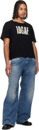 R13 Black 'I Don't Give A F' Relaxed T-shirt