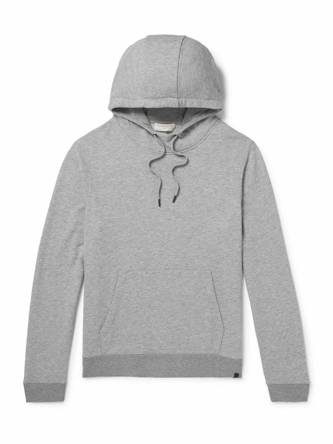 Derek Rose - Quinn Cotton and Modal-Blend Jersey Hoodie - Gray