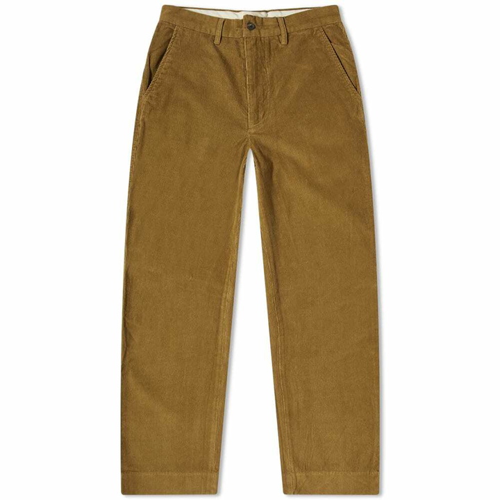 Photo: Bode Men's Cord Siren Trouser in Olive