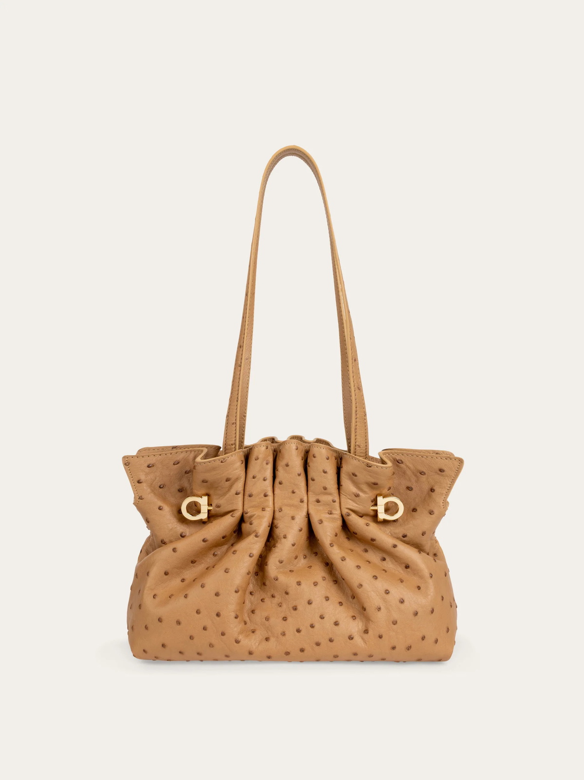 Ferragamo Womens Ferragamo Soft-bag (S) in Brown
