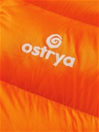 OSTRYA - Throwing Fits Squall Logo-Print Quilted Ripstop Down Jacket - Orange