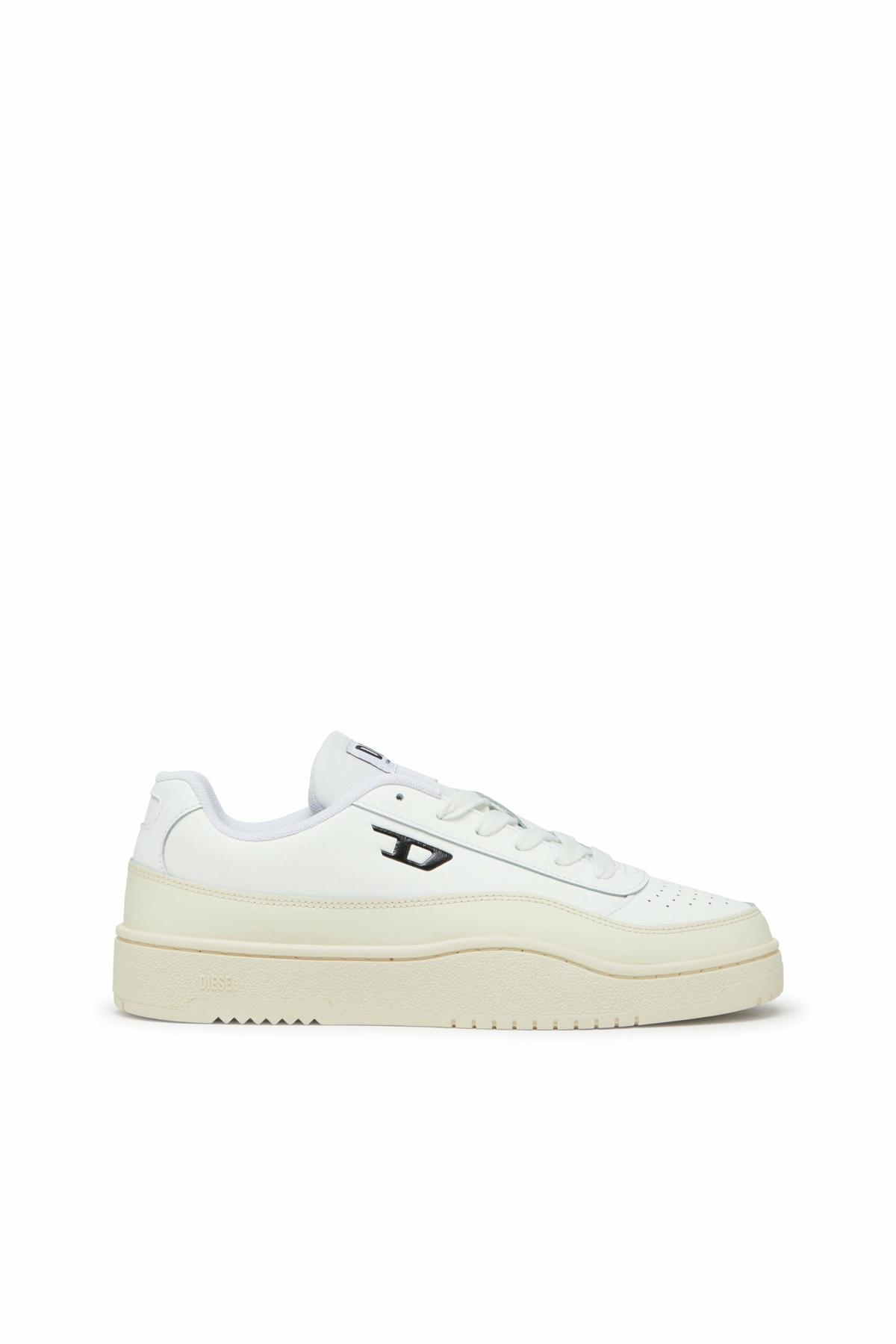 Diesel White & Silver D-Airspeed Low Sneakers Diesel