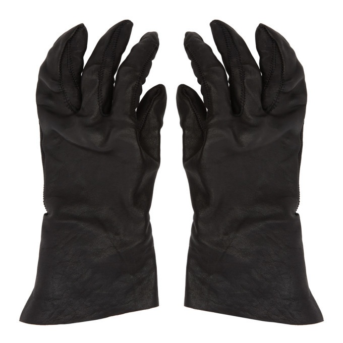 Photo: Boris Bidjan Saberi Black Vegetable-Tanned Gloves