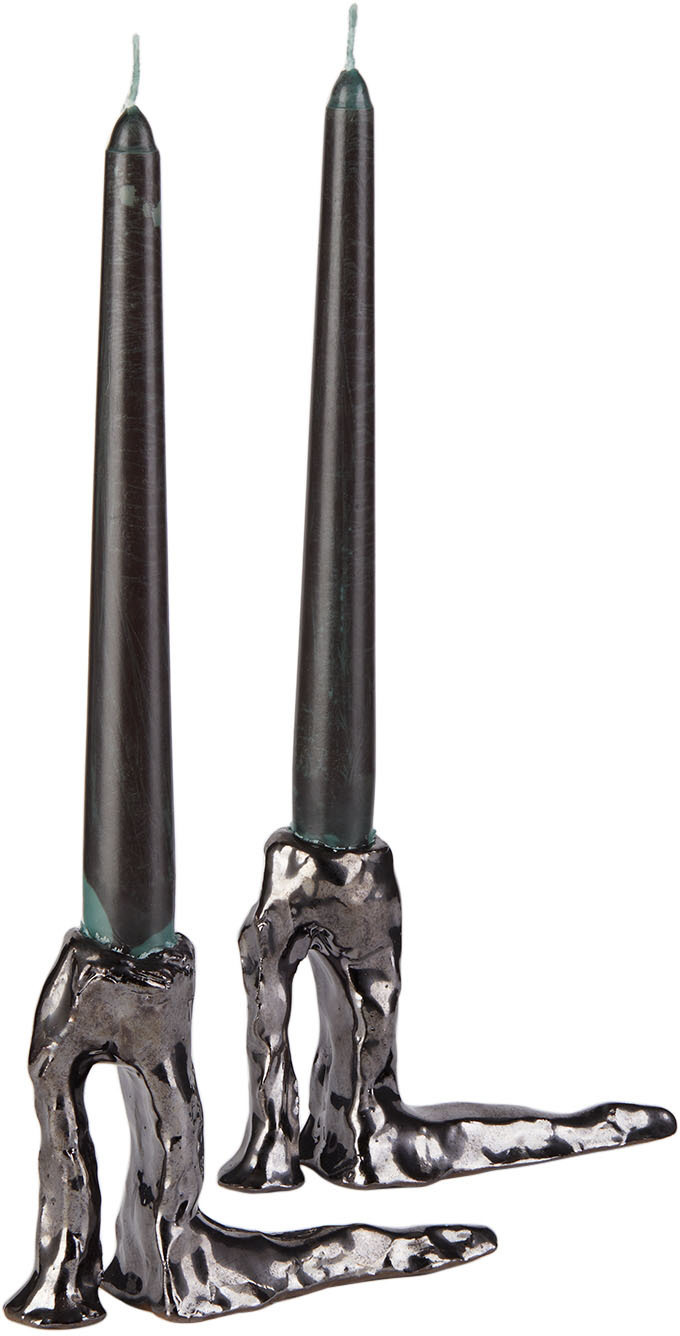 Maiden Name Grey Laura Welker Edition Hot Legs Candle Holder Set